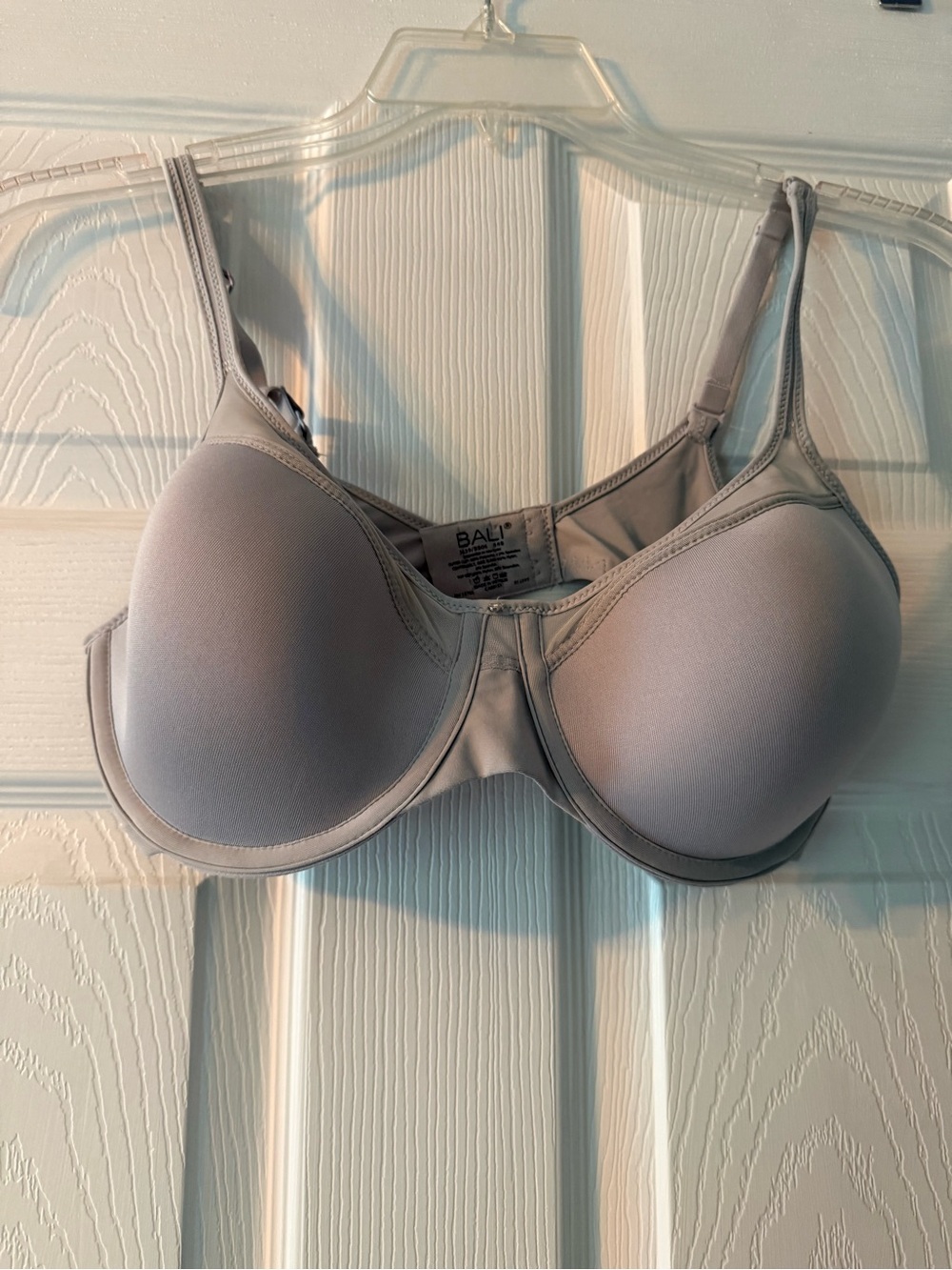Bali Light Gray Smooth Molded Underwire Bra
